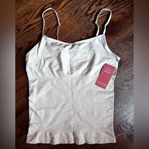 Yummie by Heather Thomson Cream Slim-Fit Spaghetti Strap Camisole
